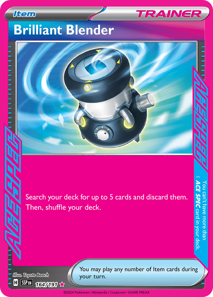 Brilliant Blender — Surging Sparks Pokemon card