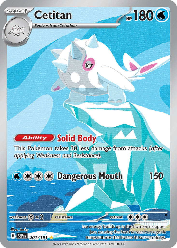 Cetitan — Surging Sparks Pokemon card