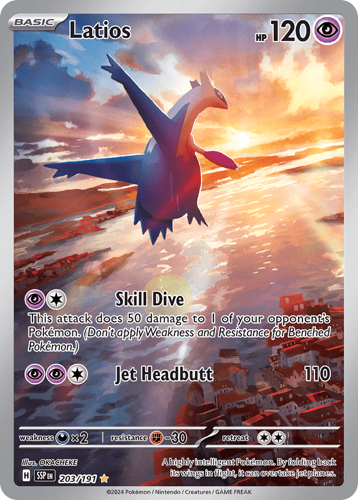 Latios — Surging Sparks Pokemon card