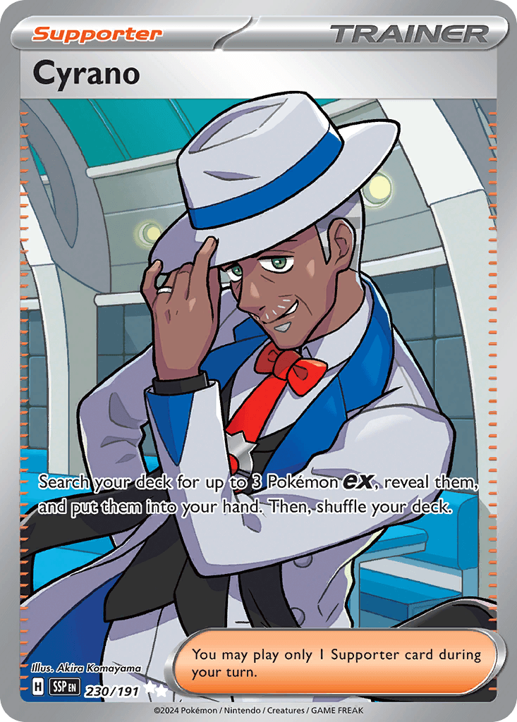 Cyrano — Surging Sparks Pokemon card