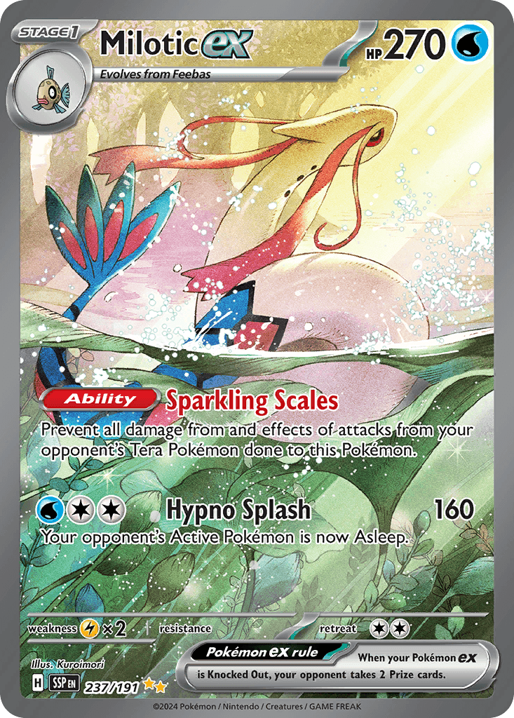 Milotic ex — Surging Sparks Pokemon card