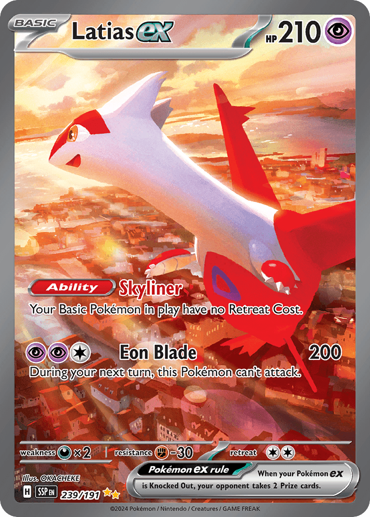 Latias ex — Surging Sparks Pokemon card