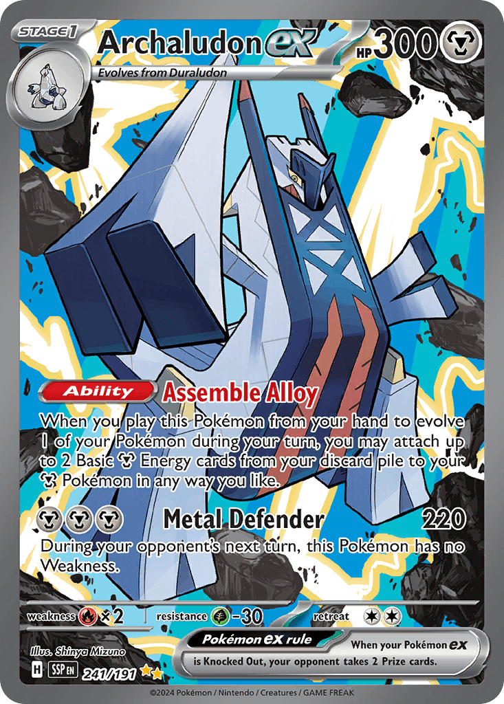 Archaludon ex — Surging Sparks Pokemon card