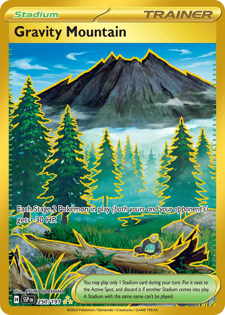 Gravity Mountain — Surging Sparks Pokemon card