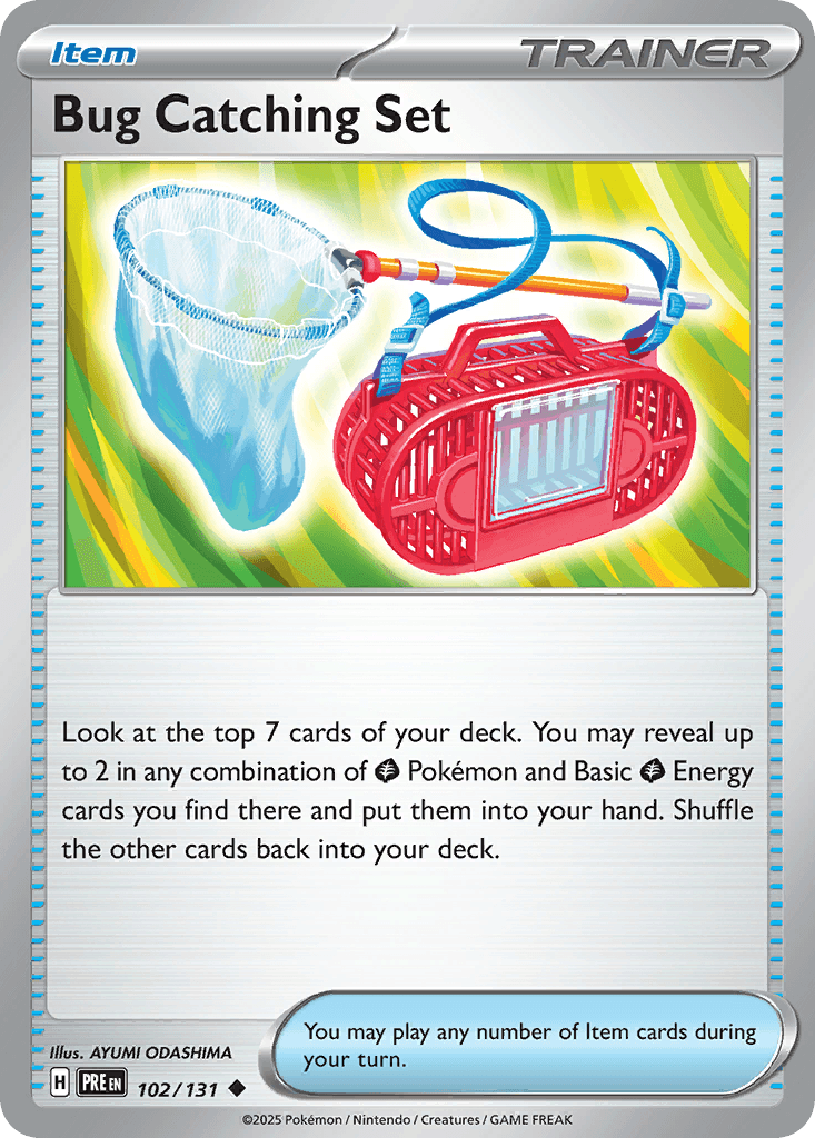 Bug Catching Set — Prismatic Evolutions Pokemon card