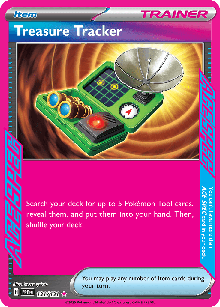 Treasure Tracker — Prismatic Evolutions Pokemon card