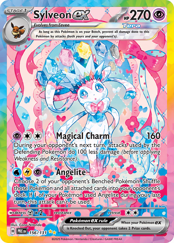 Sylveon ex — Prismatic Evolutions Pokemon card