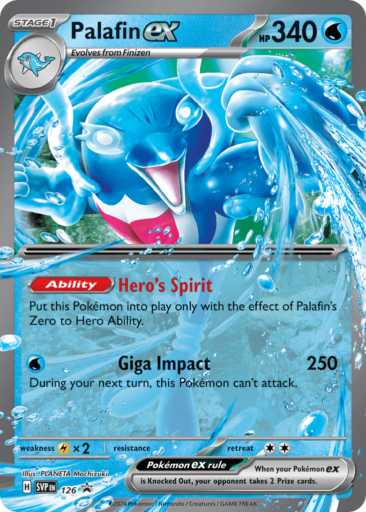 Palafin ex — Scarlet & Violet Black Star Promos Pokemon card