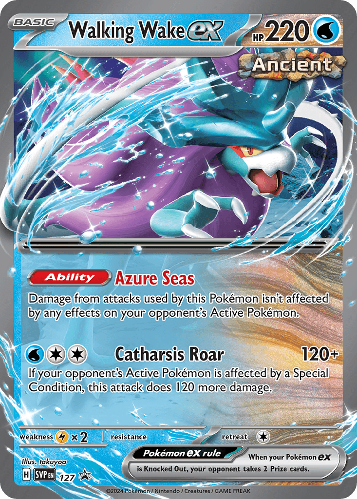 Walking Wake ex — Scarlet & Violet Black Star Promos Pokemon card