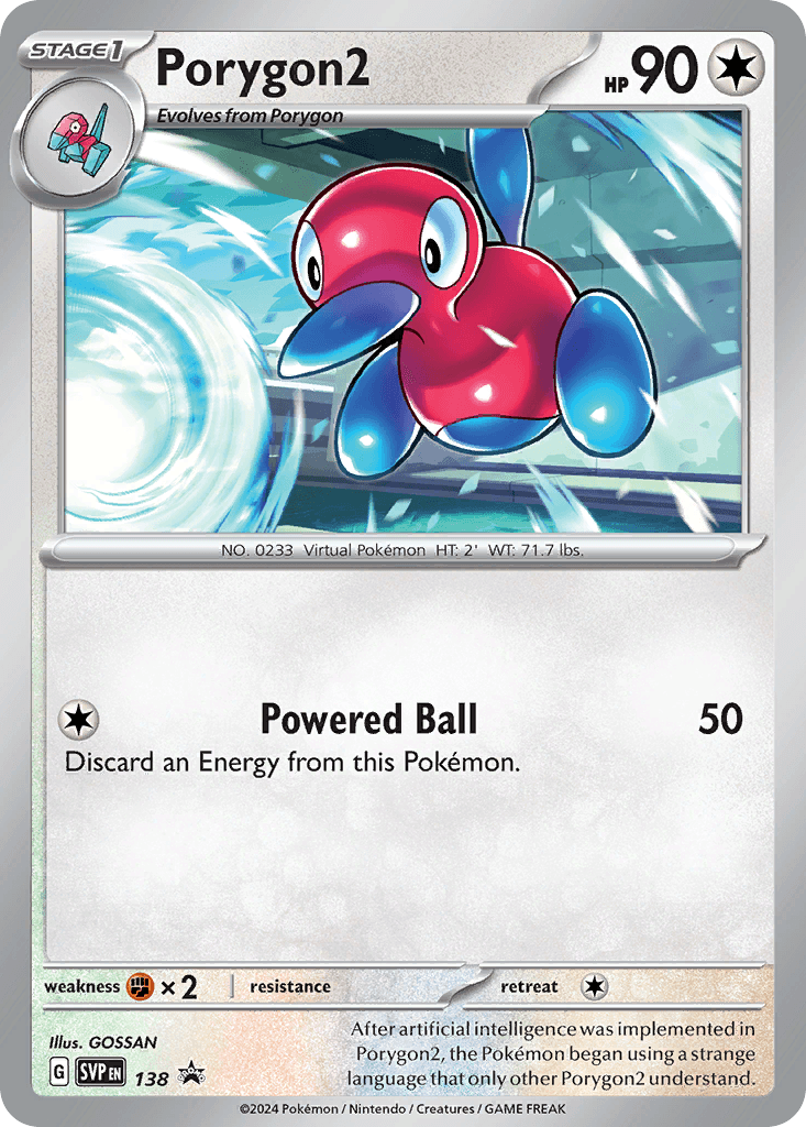Porygon2 — Scarlet & Violet Black Star Promos Pokemon card