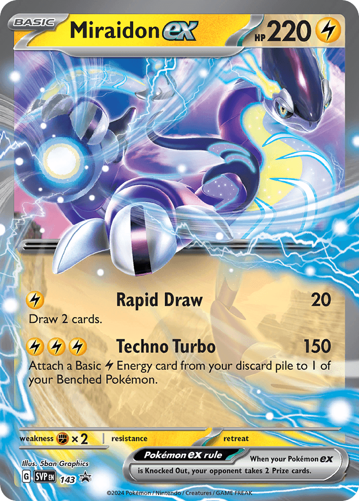 Miraidon ex — Scarlet & Violet Black Star Promos Pokemon card