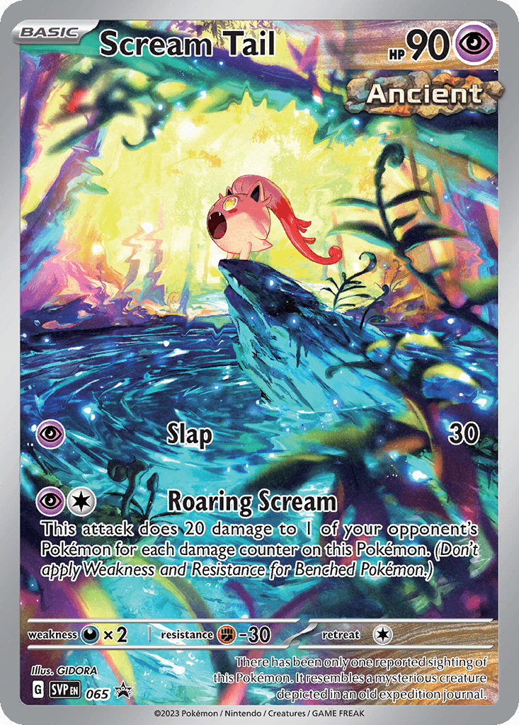 Scream Tail — Scarlet & Violet Black Star Promos Pokemon card