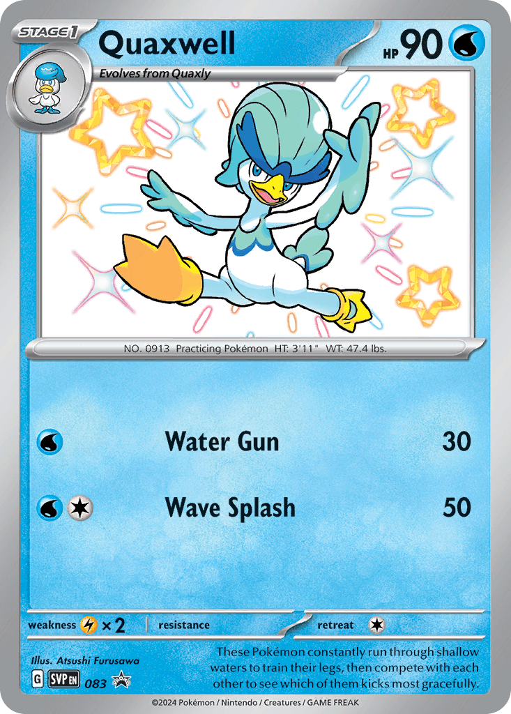 Quaxwell — Scarlet & Violet Black Star Promos Pokemon card