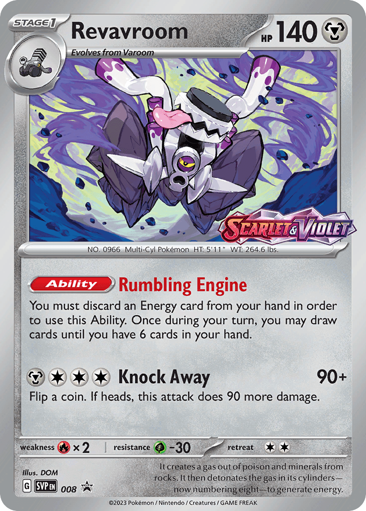 Revavroom — Scarlet & Violet Black Star Promos Pokemon card
