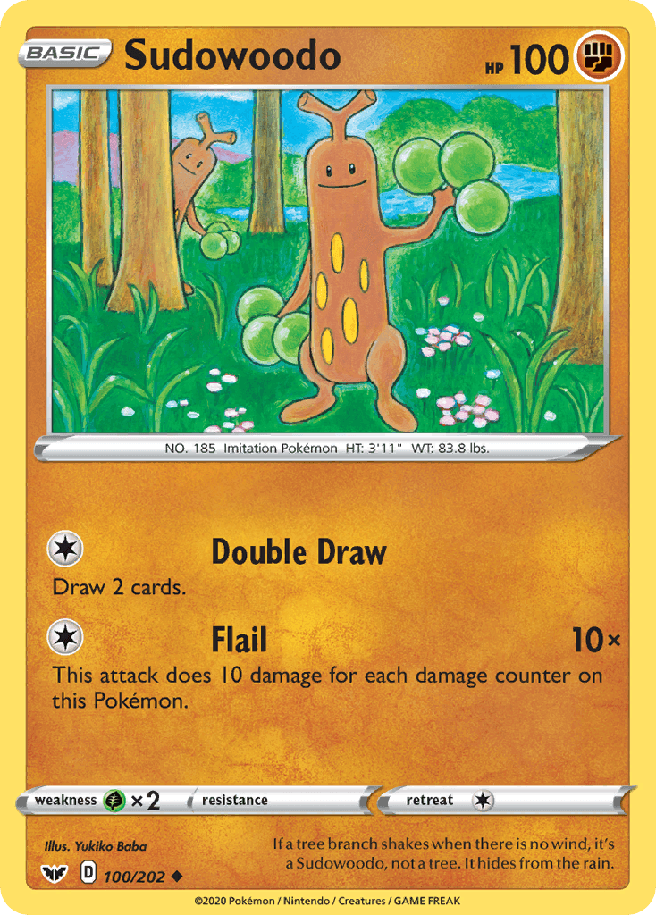 Sudowoodo — Sword & Shield Pokemon card