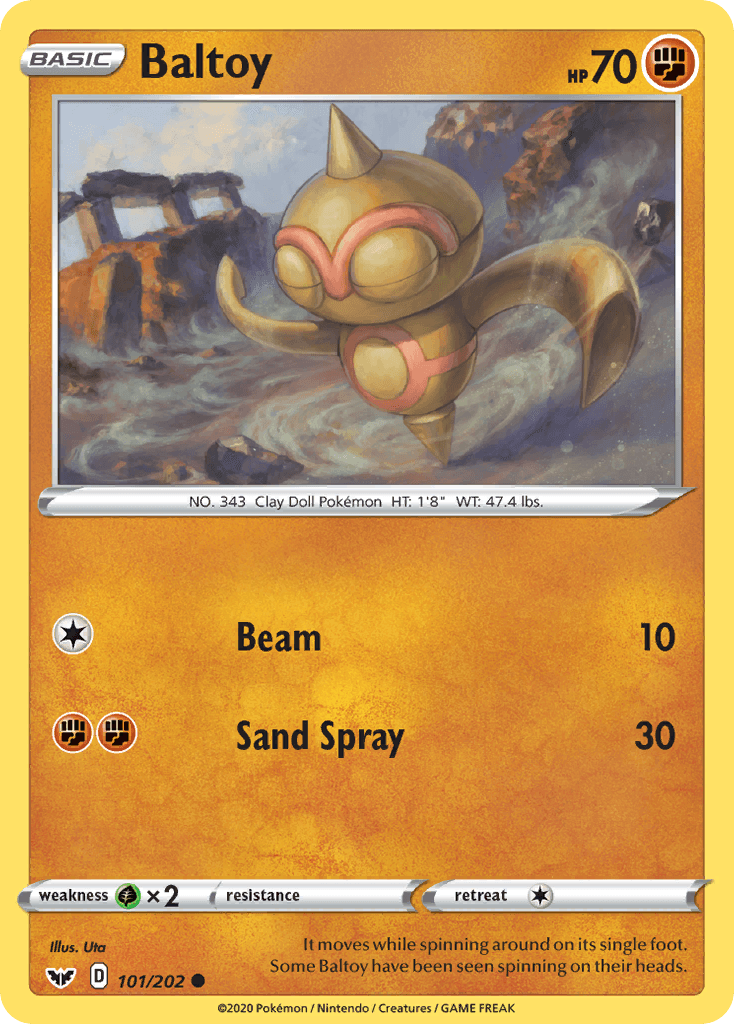 Baltoy — Sword & Shield Pokemon card