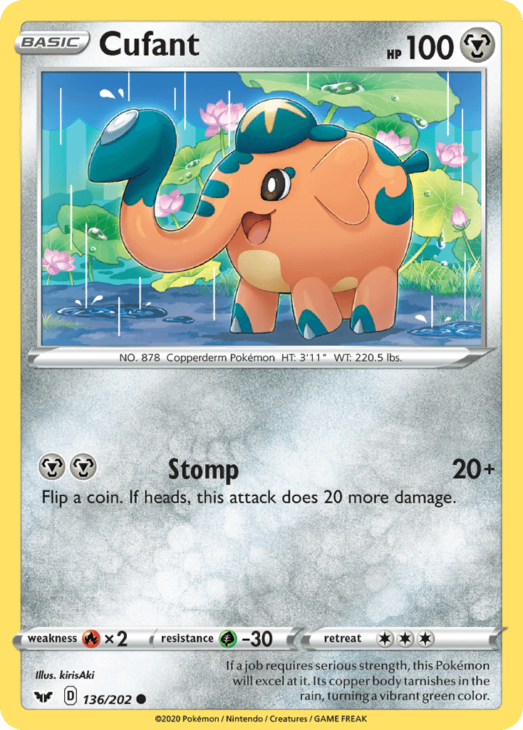 Cufant — Sword & Shield Pokemon card
