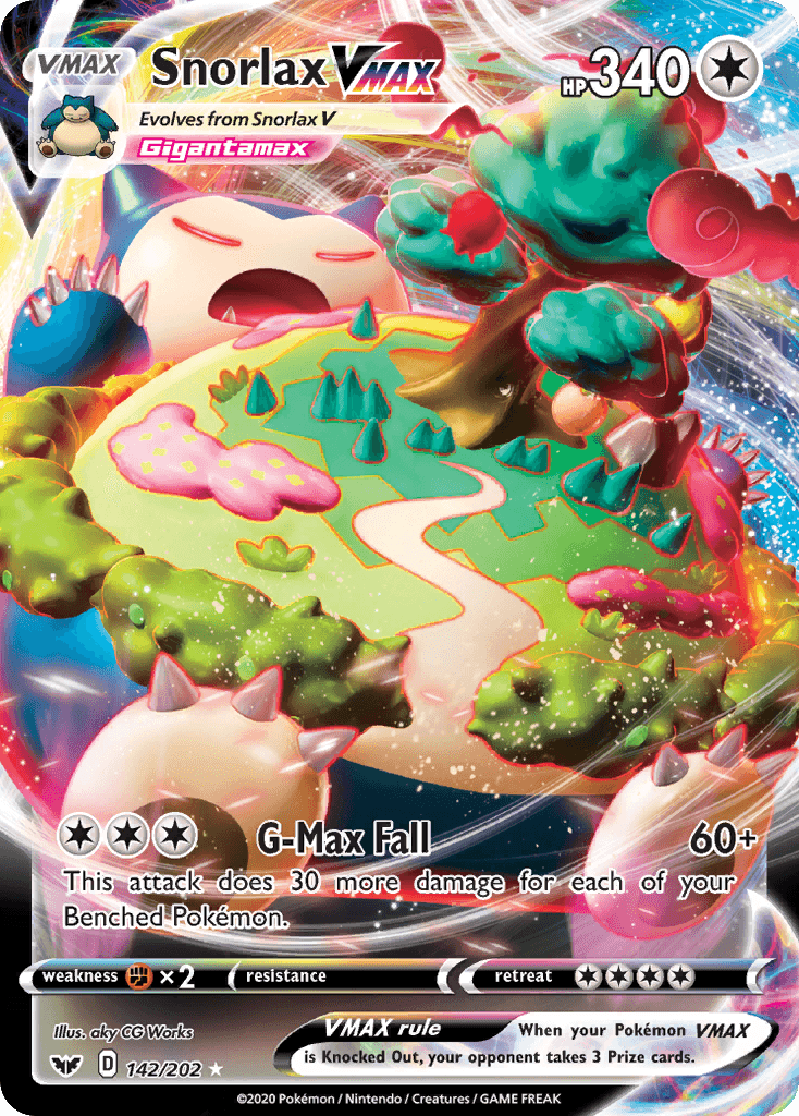 Snorlax VMAX — Sword & Shield Pokemon card