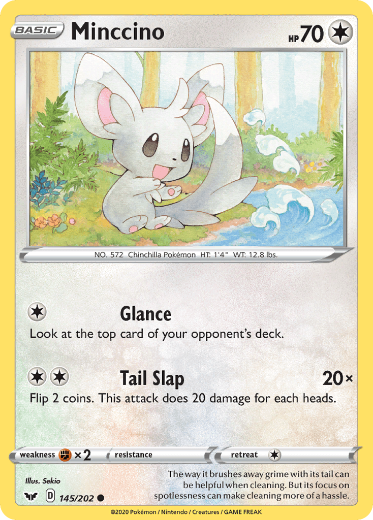 Minccino — Sword & Shield Pokemon card