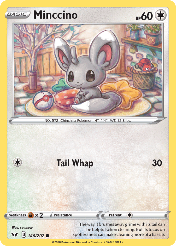 Minccino — Sword & Shield Pokemon card