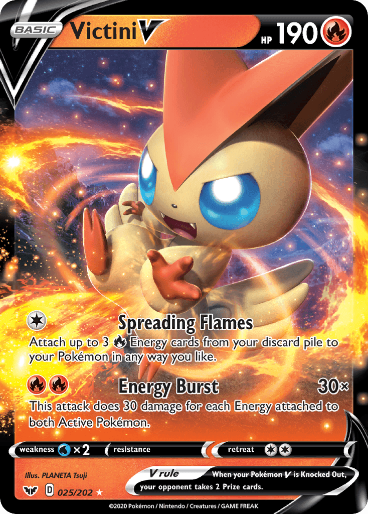 Victini V — Sword & Shield Pokemon card