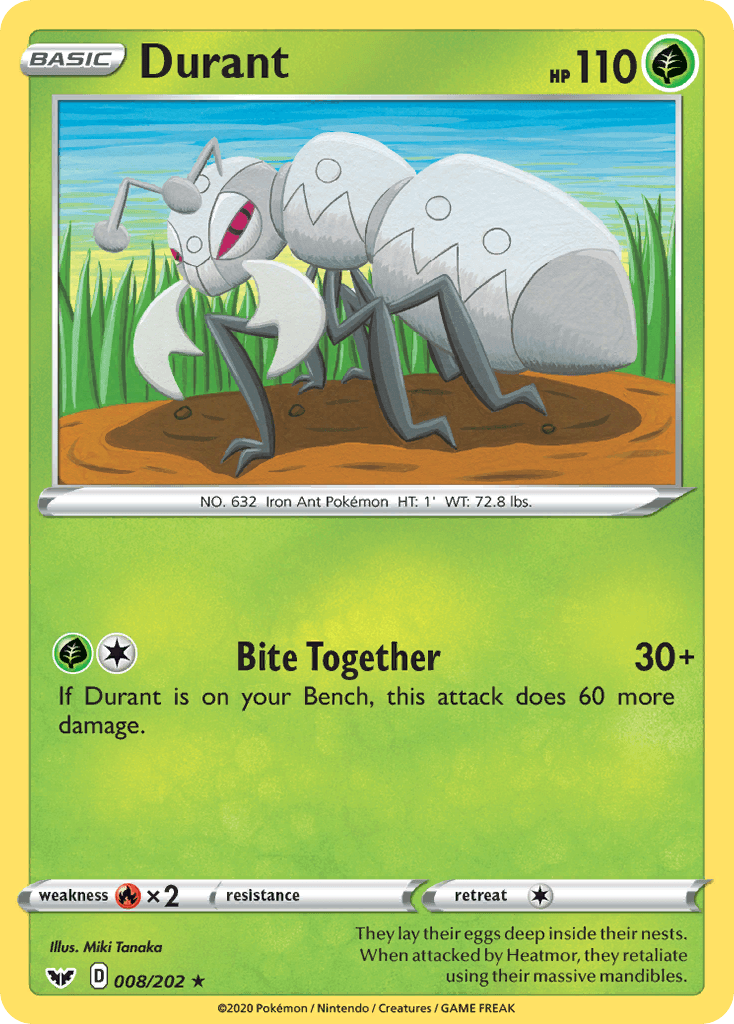 Durant — Sword & Shield Pokemon card