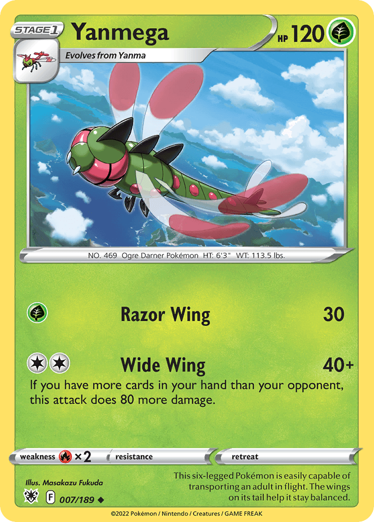 Yanmega — Astral Radiance Pokemon card