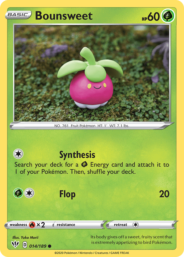 Bounsweet — Darkness Ablaze Pokemon card