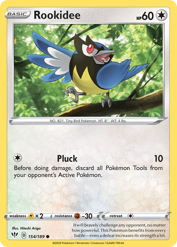 Rookidee — Darkness Ablaze Pokemon card