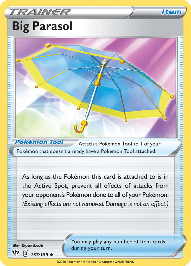 Big Parasol — Darkness Ablaze Pokemon card