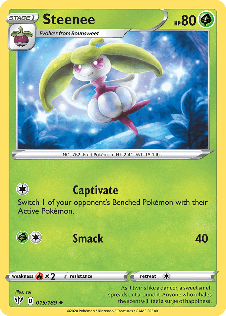 Steenee — Darkness Ablaze Pokemon card