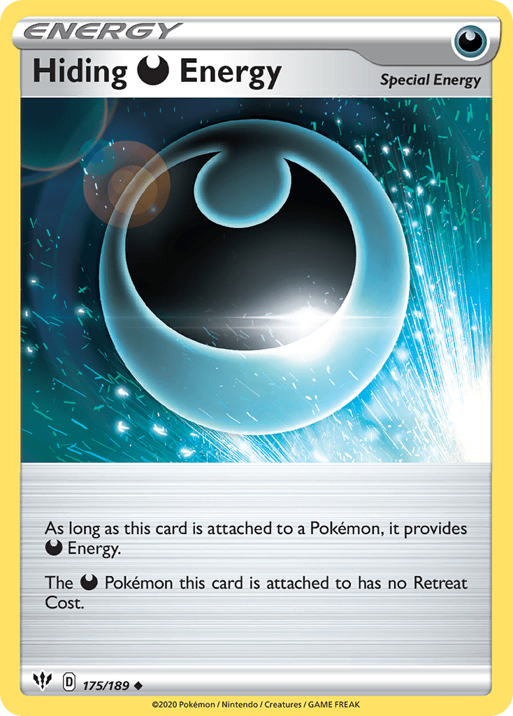 Hiding Darkness Energy — Darkness Ablaze Pokemon card