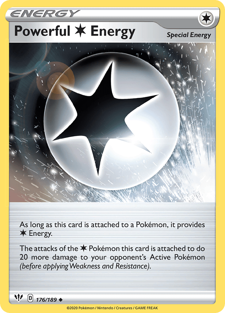 Powerful Colorless Energy — Darkness Ablaze Pokemon card