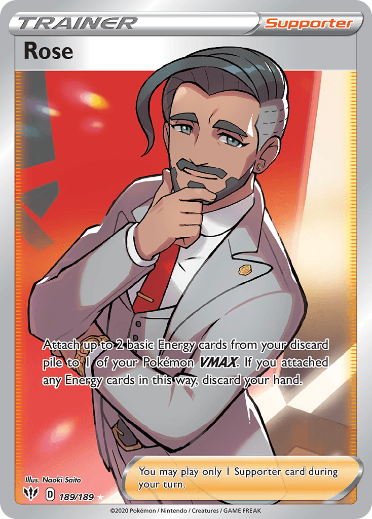 Rose — Darkness Ablaze Pokemon card