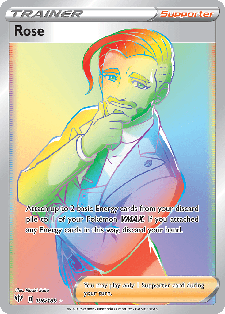 Rose — Darkness Ablaze Pokemon card
