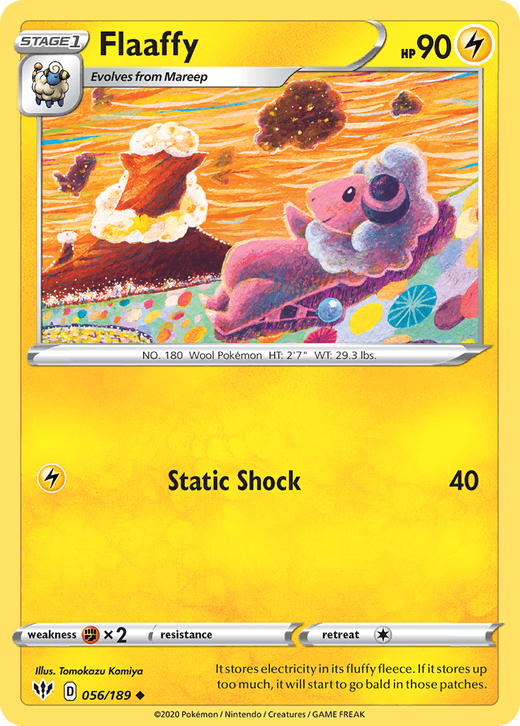 Flaaffy — Darkness Ablaze Pokemon card