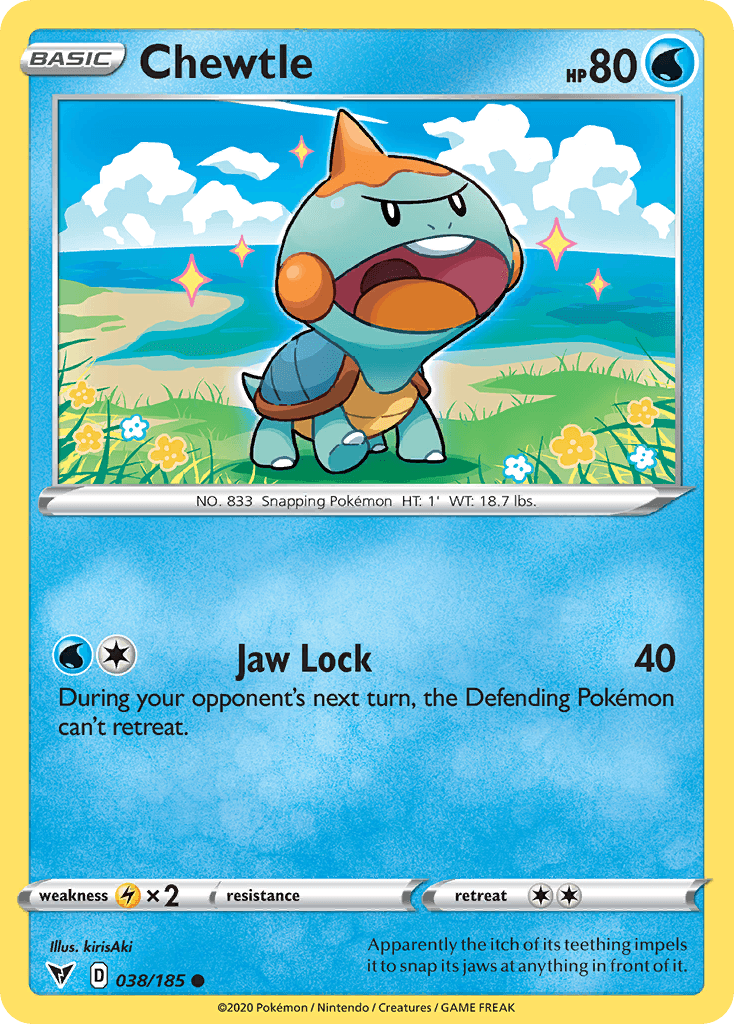Chewtle — Vivid Voltage Pokemon card