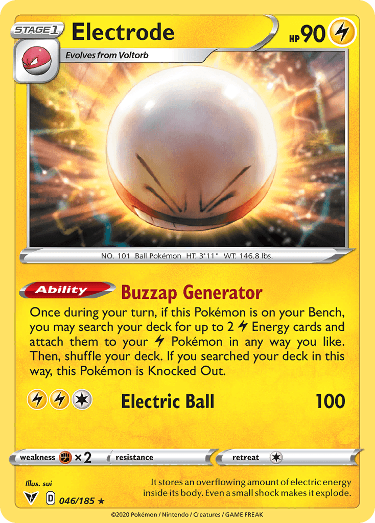 Electrode — Vivid Voltage Pokemon card