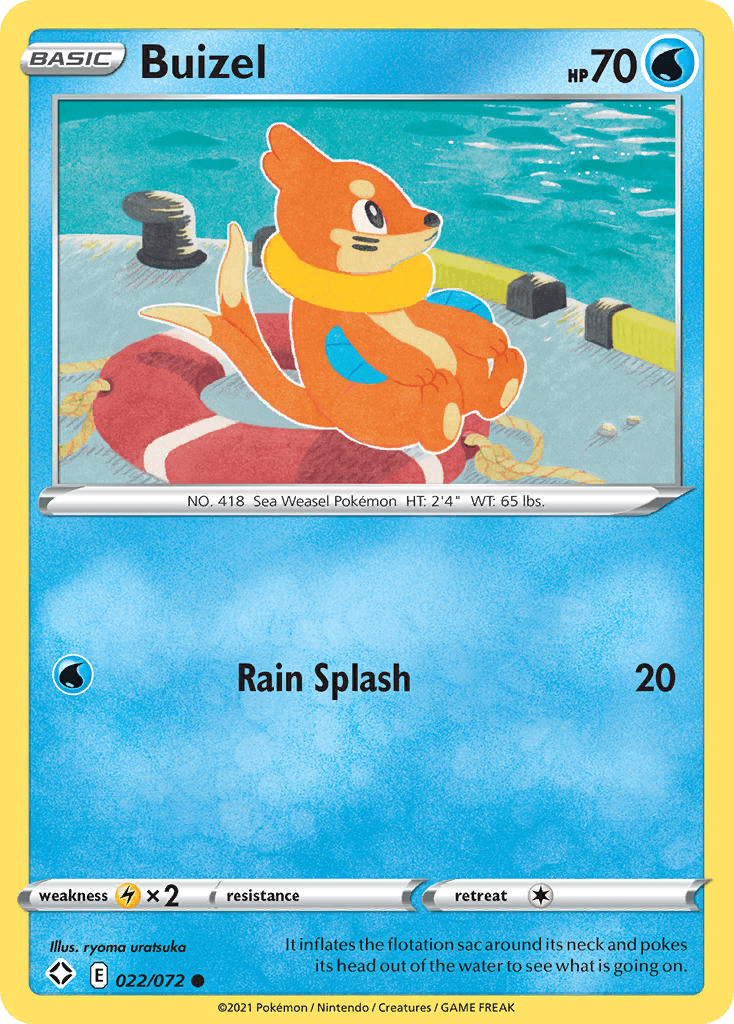 Buizel — Shining Fates Pokemon card
