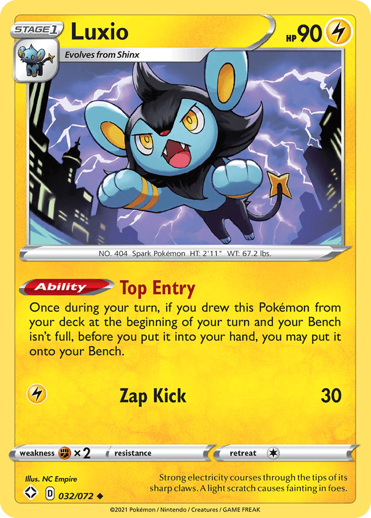 Luxio — Shining Fates Pokemon card