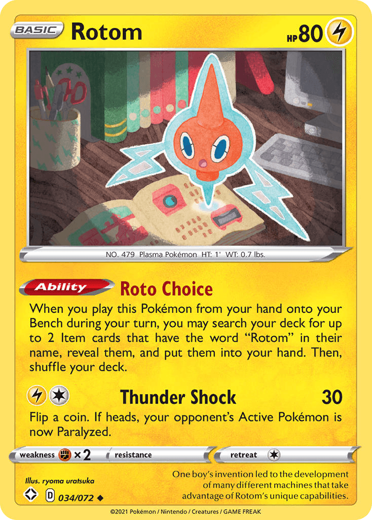 Rotom — Shining Fates Pokemon card