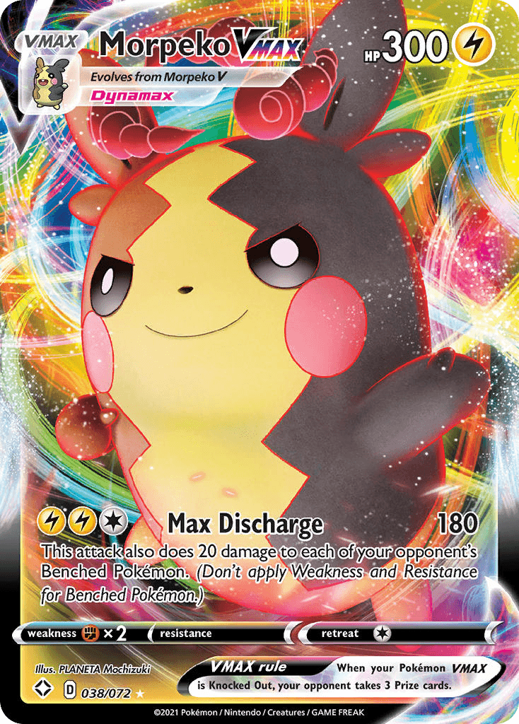 Morpeko VMAX — Shining Fates Pokemon card