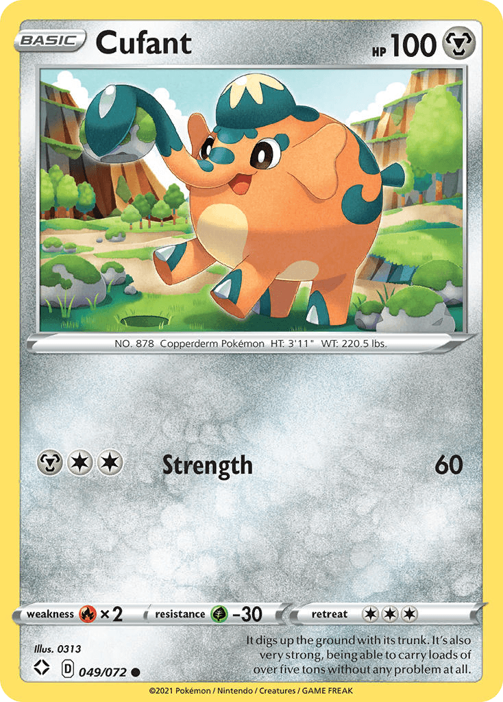 Cufant — Shining Fates Pokemon card