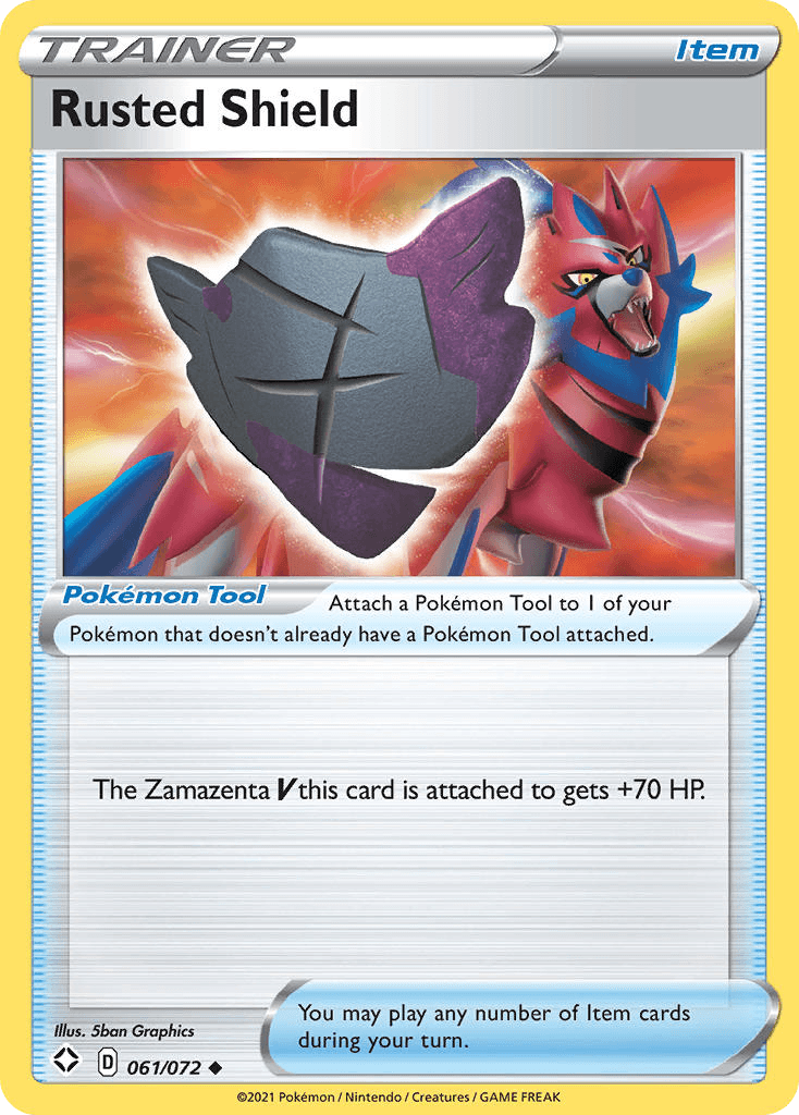 Rusted Shield — Shining Fates Pokemon card