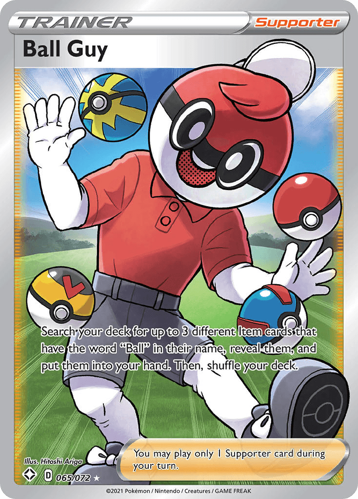 Ball Guy — Shining Fates Pokemon card