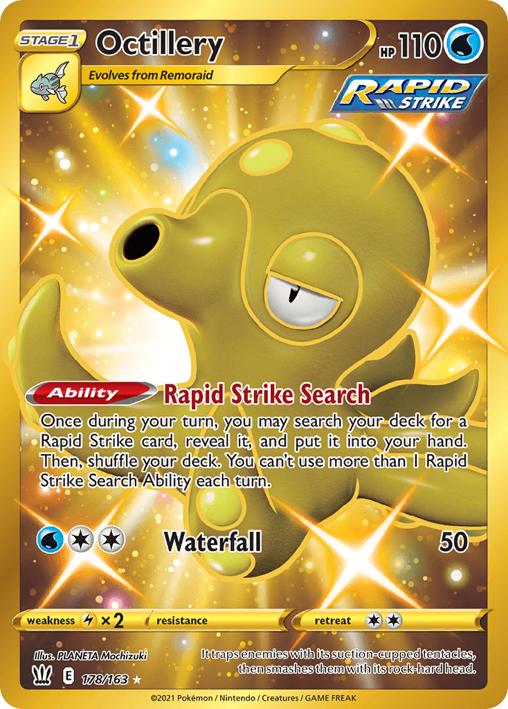 Octillery — Battle Styles Pokemon card