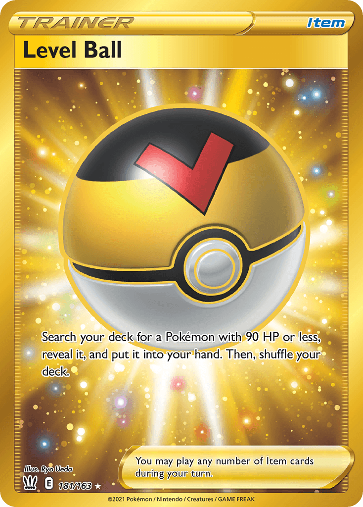 Level Ball — Battle Styles Pokemon card
