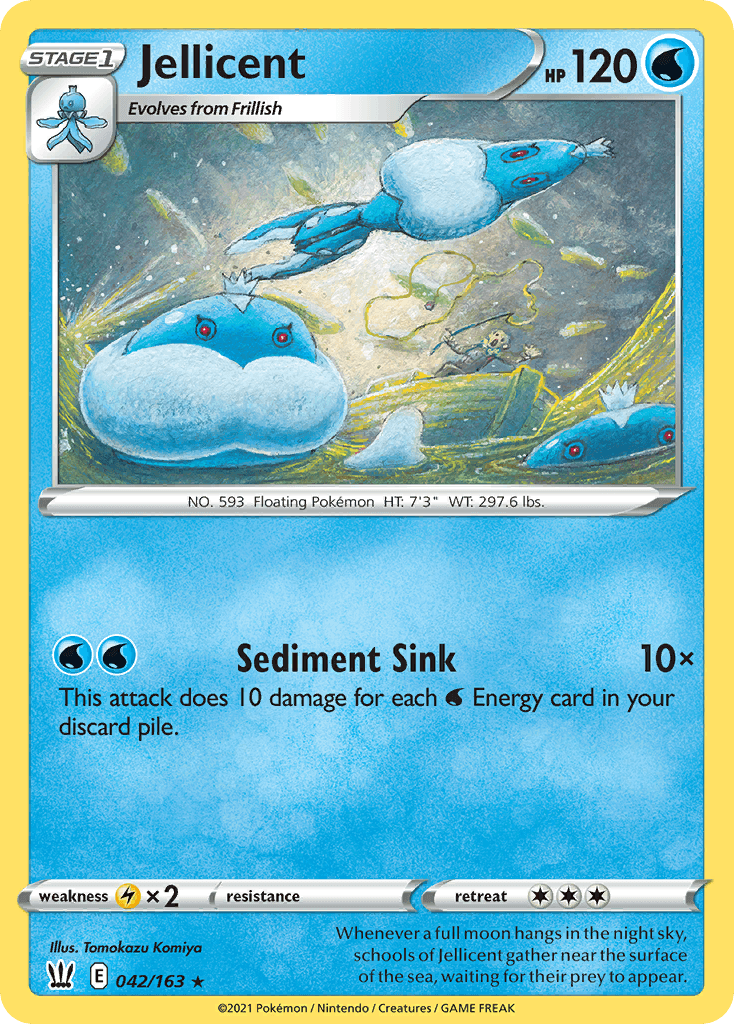 Jellicent — Battle Styles Pokemon card