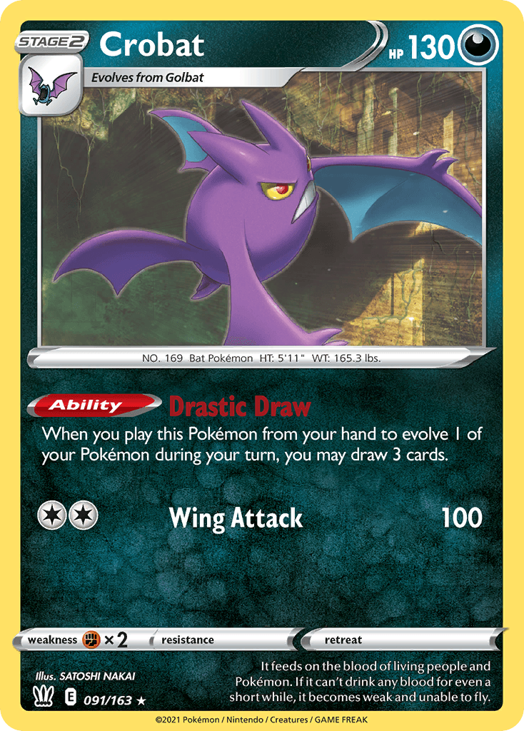 Crobat — Battle Styles Pokemon card