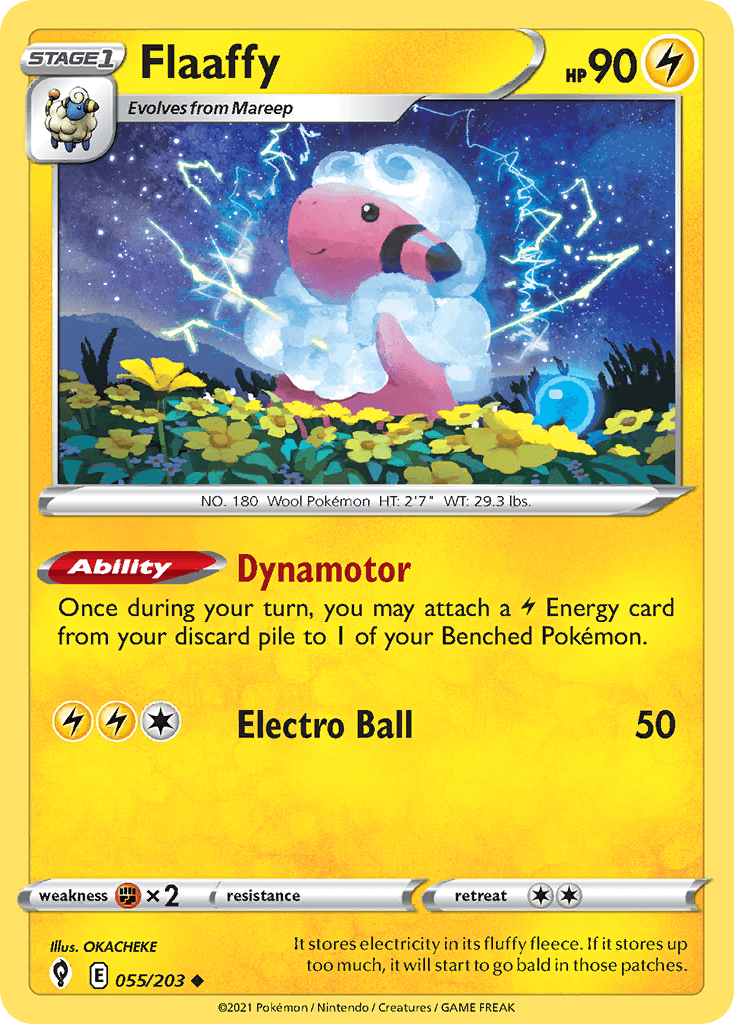 Flaaffy — Evolving Skies Pokemon card